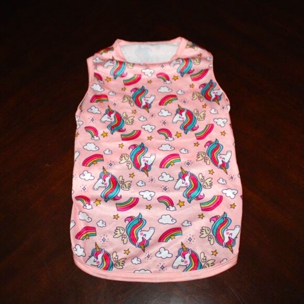 Dog Shirt CuteBone Pink Unicorn Rainbow – Size XL | NWOT Pet Outfit